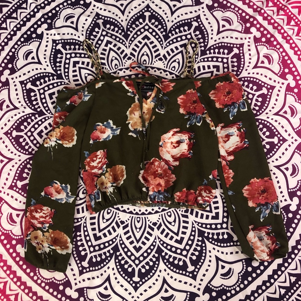 Off the shoulder shirt